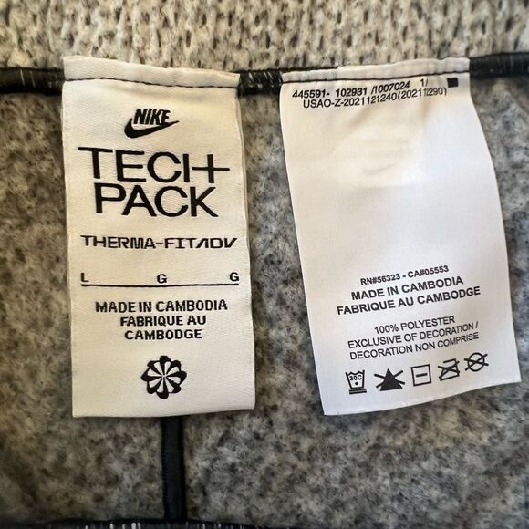 Nike Tech Pack Therma fit Adv Gray Athletic pants for Active Comfort size Large - Picture 7 of 11